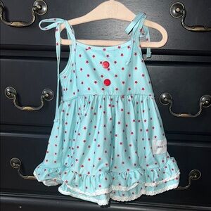Jane + Jo Blue Star patriotic Fourth of July top and bloomers